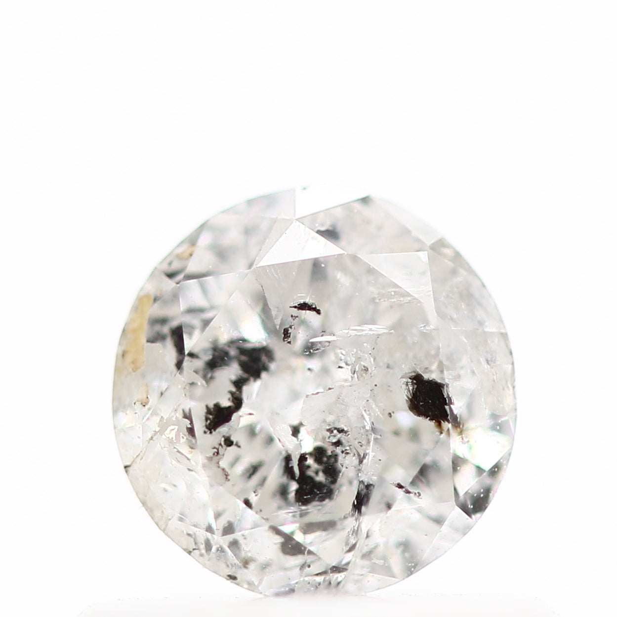 0.48 Carat Natural Diamond Fancy White Salt and Pepper Natural Loose Diamond